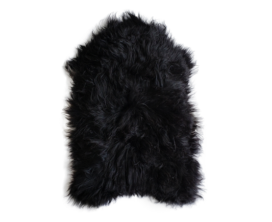 Black Icelandic Sheepskin