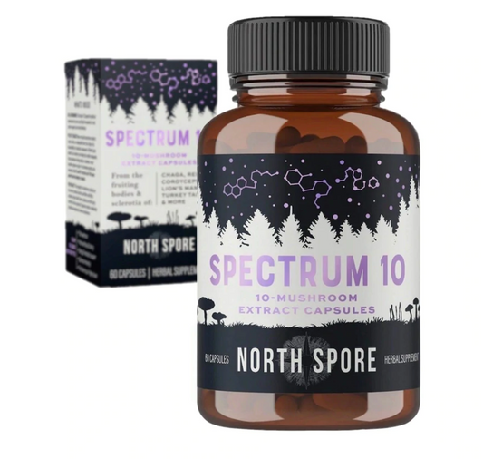 'Spectrum 10' Organic Multi-Mushroom Extract Capsules