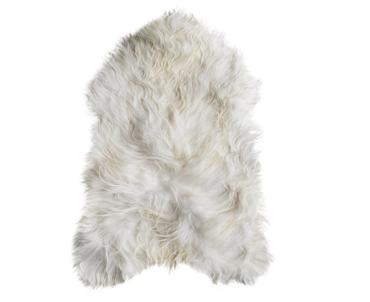 White Icelandic Sheepskin