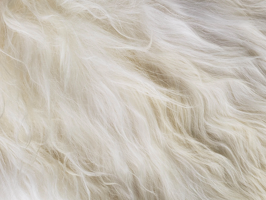 White Icelandic Sheepskin